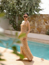 Estela one shoulder maxi dress