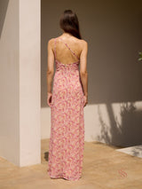 Estela one shoulder maxi dress
