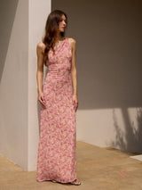 Estela one shoulder maxi dress