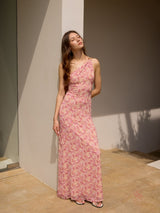 Estela one shoulder maxi dress