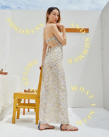 Sparkling spritz pleated dress