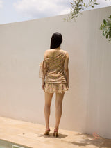 Zayla one-shoulder top