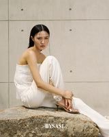 Lunara strapless lace top