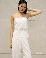 Lunara strapless lace top