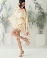 Rosette Draped Skirt