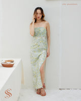 Sparkling spritz pleated dress