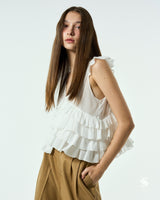 Arietta ruffle top