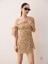 Polli one shoulder mini dress
