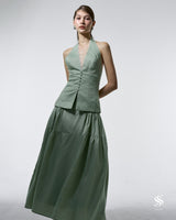 Navona maxi tier skirt