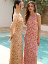 Estela one shoulder maxi dress