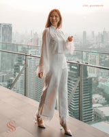 Elda feather pant