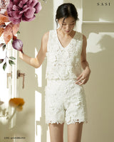 Nico lace cropped top