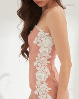 Aurora strapless mini dress