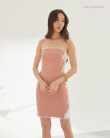 Aurora strapless mini dress