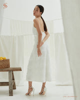 Aliena waterfall one shoulder dress