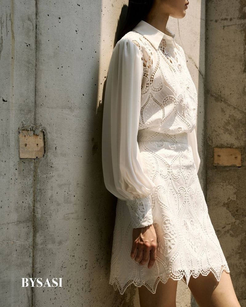Avelyn lace skirt