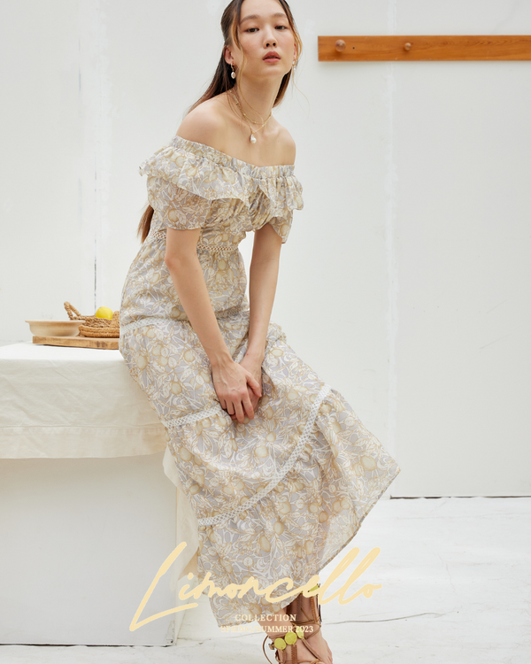 Limoncello maxi dress