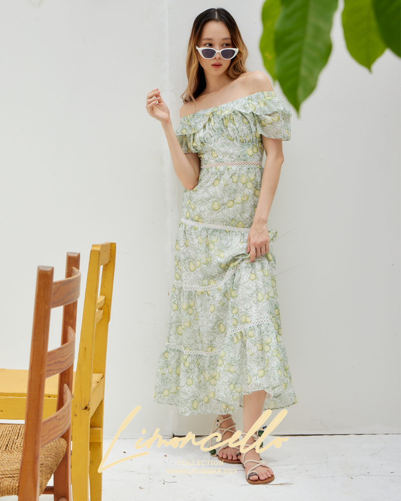 Limoncello maxi dress