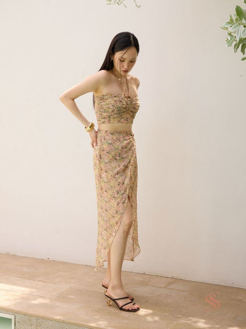 Isla wrap skirt