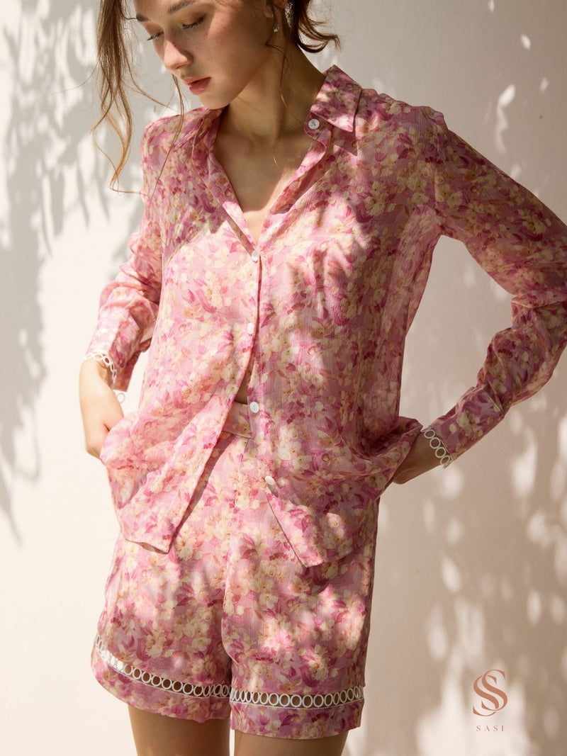 Luma floral shorts