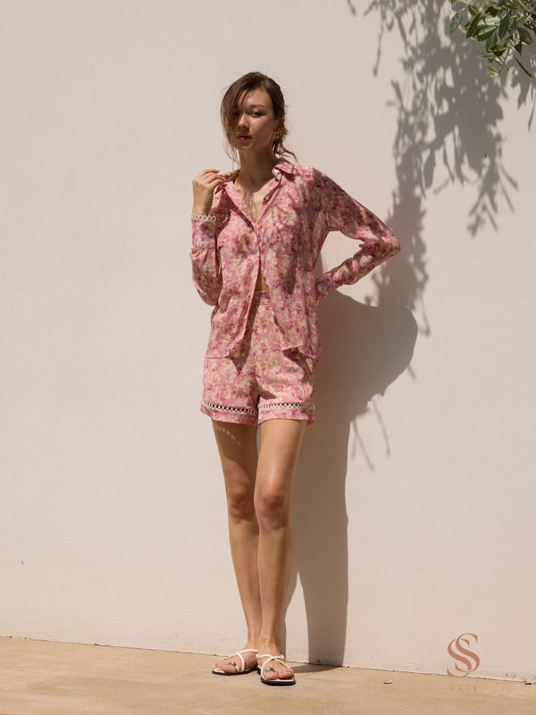 Luma floral shorts