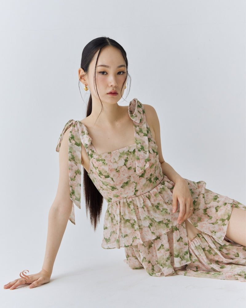 Whispering Petal Dress