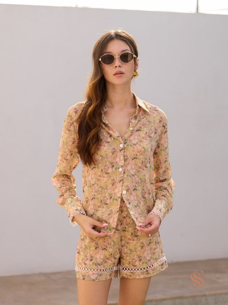 Luma floral shorts
