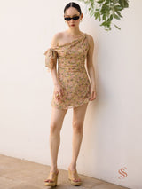 Polli one shoulder mini dress