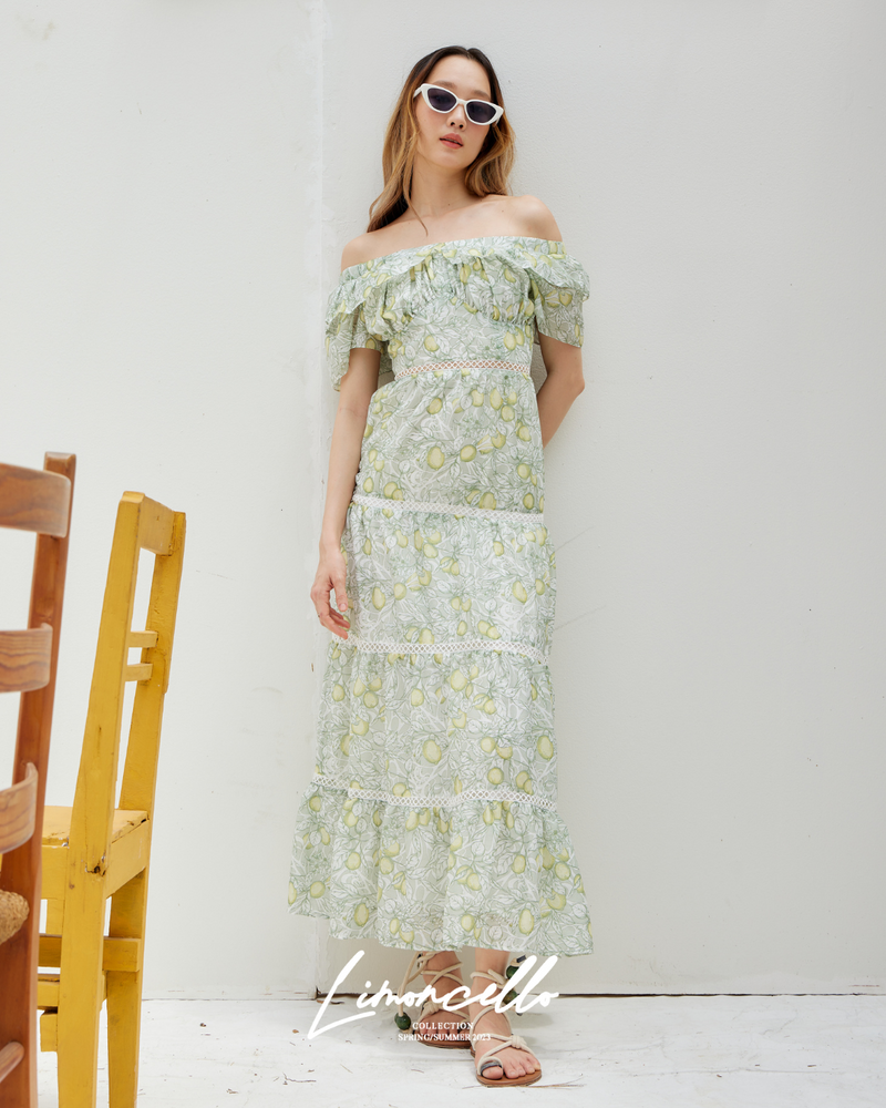 Limoncello maxi dress