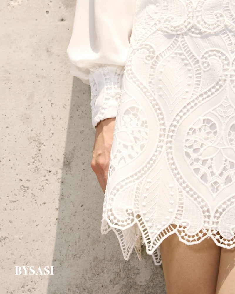 Avelyn lace skirt