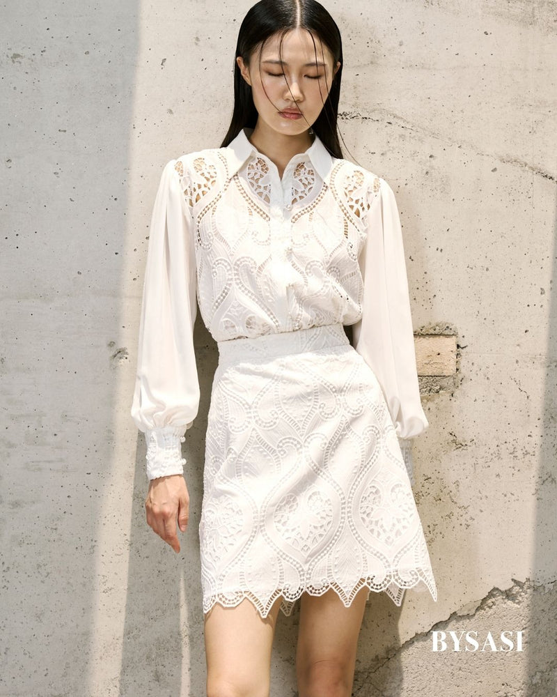 Avelyn lace skirt