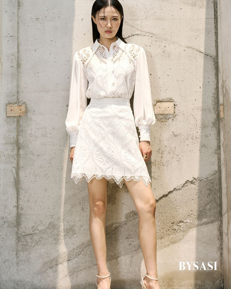 Avelyn lace skirt