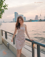 VDAY Rosette dress
