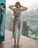 Elda feather pant