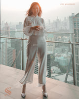 Elda feather pant