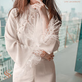 Elda feather pant