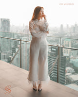 Elda feather pant