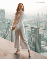 Elda feather pant