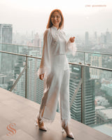 Elda feather pant