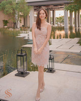VDAY Rosette dress