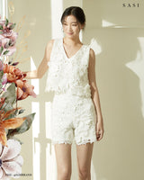 Nico lace cropped top