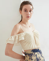 AMIRA DRAPED TOP