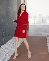SPECIAL CNY20 RED SUIT DRESS